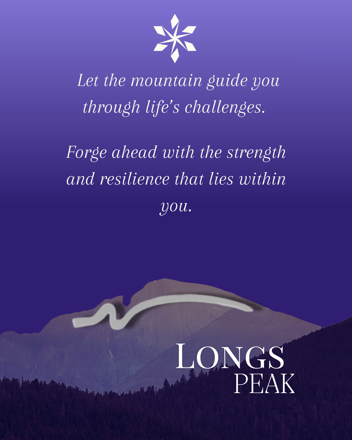 Longs Peak Pendant Necklace | Colorado Mountain Jewelry | Gold