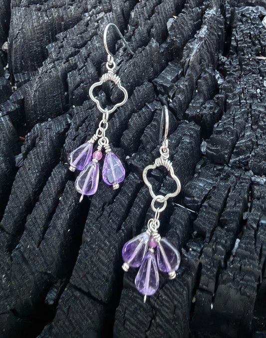 Bloom - Dewdrop Amethyst Dangle