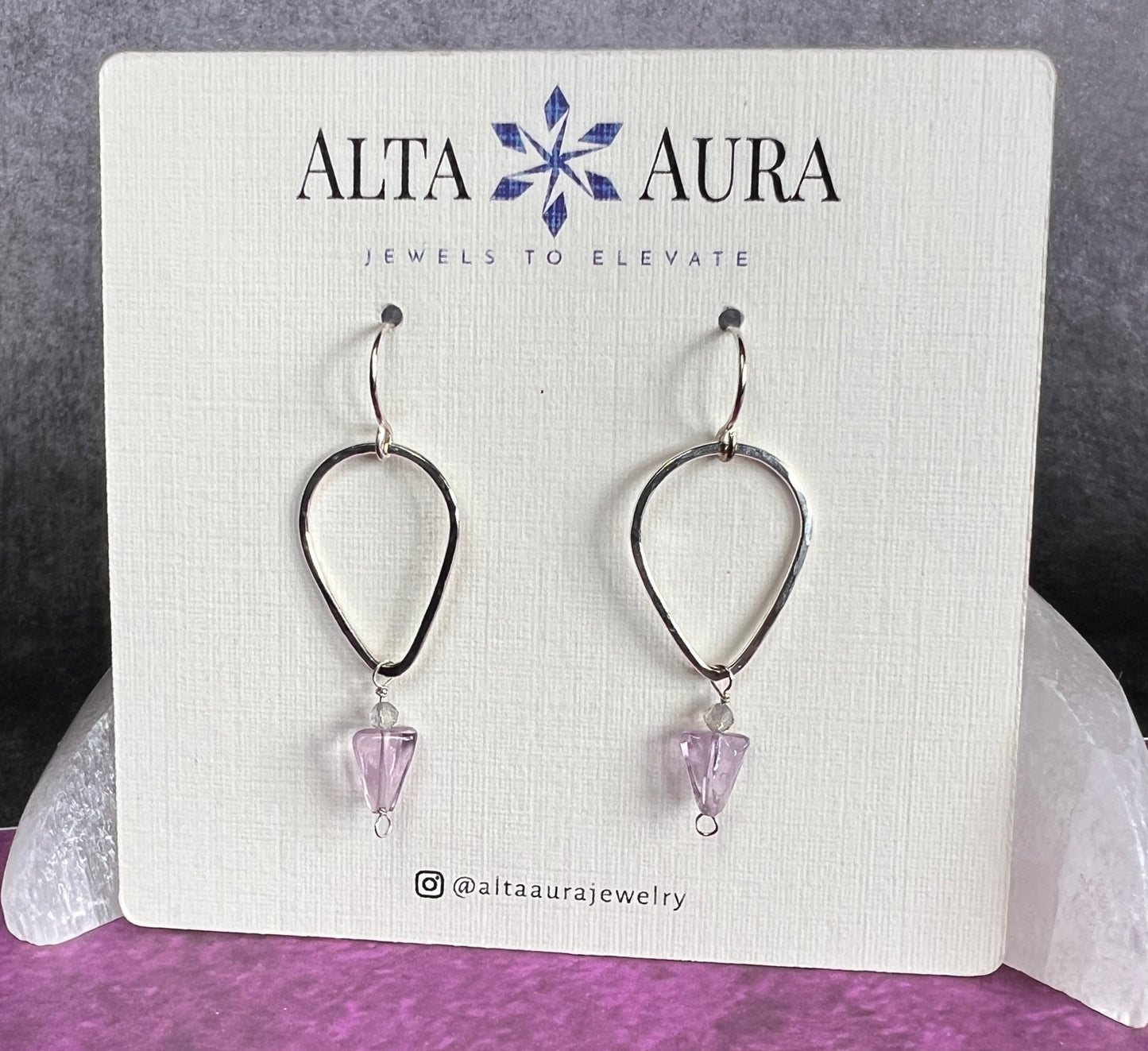 Peace Teardrop Dangle