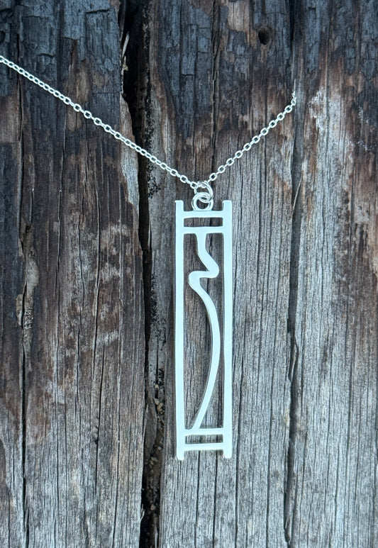 Longs Peak Pendant Necklace | Colorado Mountain Jewelry | Silver