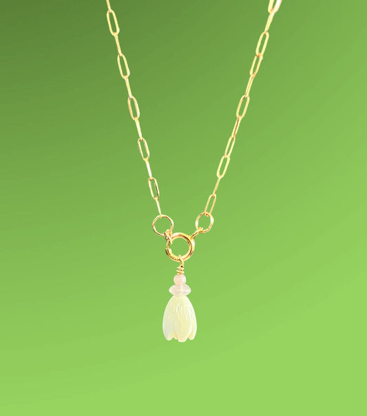 Love - Single Pikake (jasmine flower) necklace