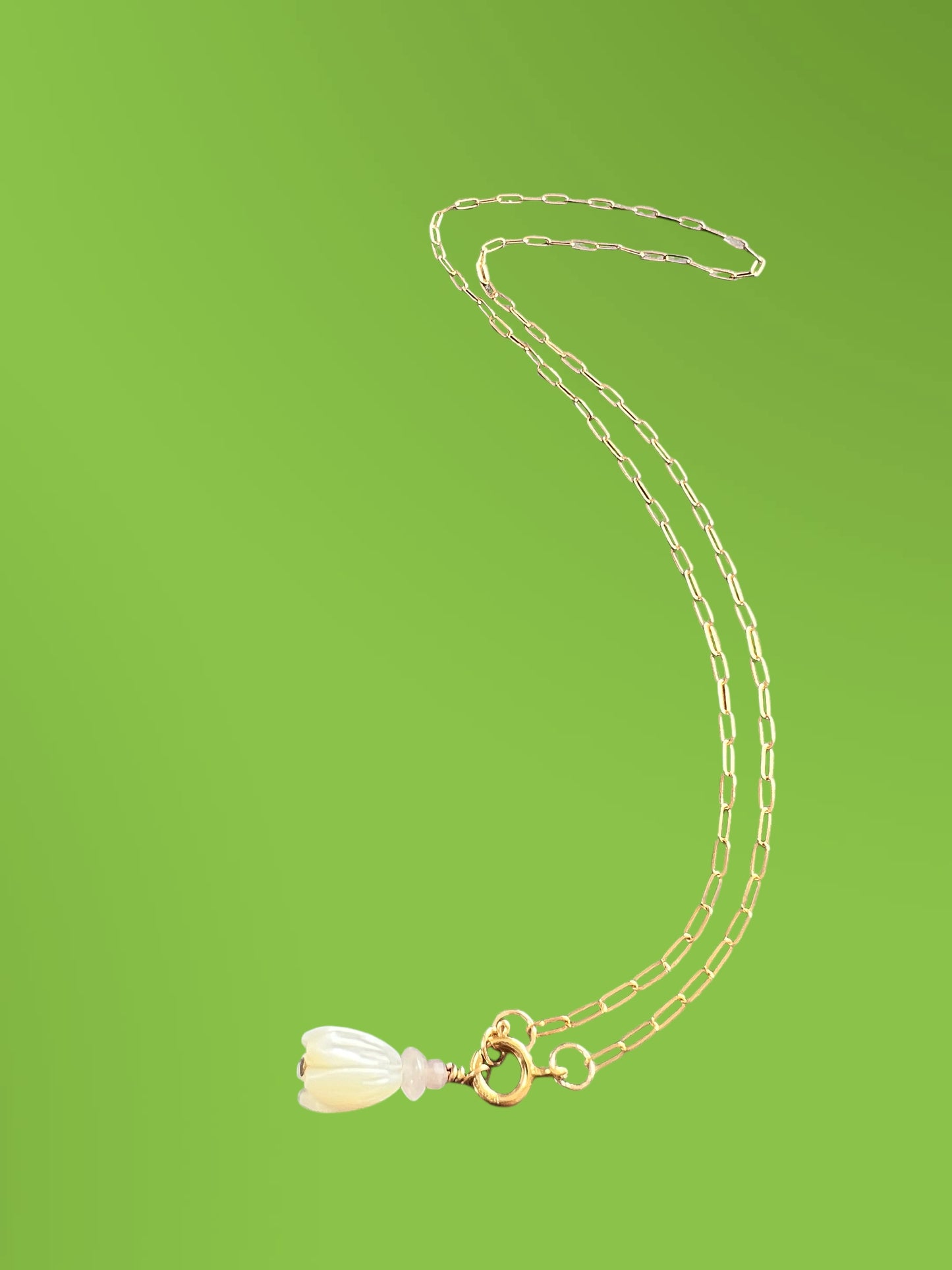 Love - Single Pikake (jasmine flower) necklace