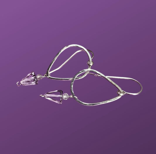 Peace Teardrop Dangle